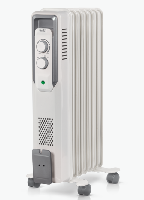 Радиатор масляный  7 секций Ballu CUBE BOH/CB-07W 1500 Вт