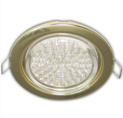 Светильник точечный Ecola GX53 H4 Downlight without reflector_gold (светильник) 38x106 - 10 pack (кd102) /FG5310ECB/ (кратно 10)