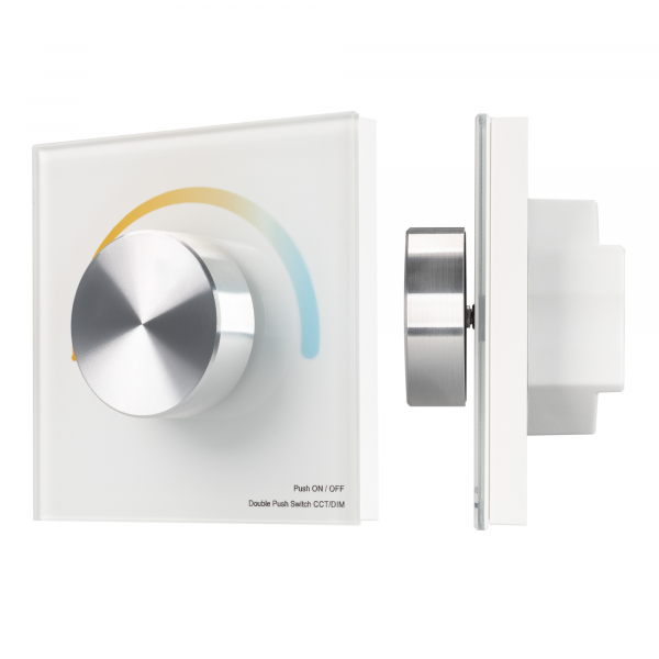 Панель SMART-P2-MIX-G-IN White (3V, Rotary, 2.4G) (Arlight, IP20 Пластик, 5 лет)