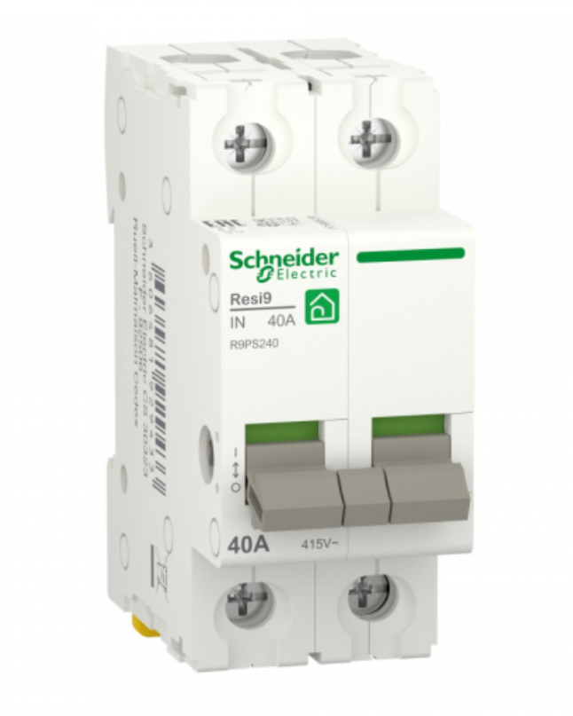 Выключатель нагрузки (модульный рубильник)  2П  40А  Schneider Electric R9PS240