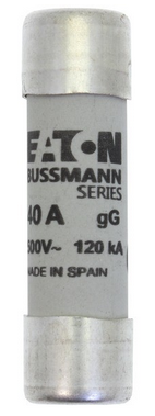 Предохранитель цилиндрический, 14 x 51 40A GG 500V AC		C14G40