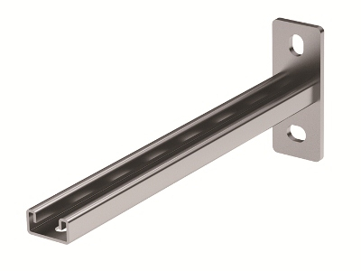 Кронштейн одиночный DBM, 41х21, основание200 мм, цинк-ламельный