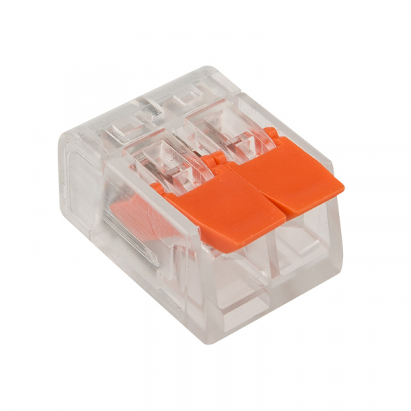 Клемма 2-проводная до 4,0 мм2 (50 шт/уп) 07-5202 СМК 221-412 REXANT (кратно 50)