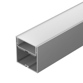 Arlight Профиль с экраном SL-LINE-7477-2500 ANOD+OPAL (ARL, Алюминий)