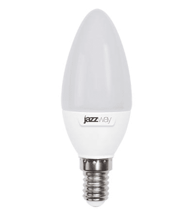 Светодиодная лампа Jazzway С37  7Вт 230В 3000K E14