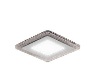 Светильник светодиодный встраиваемый Gauss Bubbles BL323 Квадр. 6+3W, LED 4000K, 540лм,143x143мм, Ø110