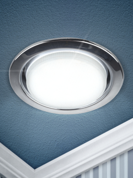 Светильник ЭРА KL35 CH eco  Gx53,220V, 13W хром