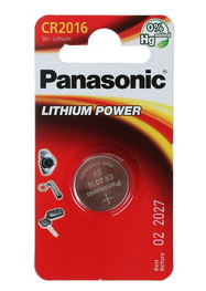 Элемент питания Panasonic CR 2016  BP6 (кратно 6)