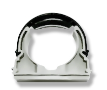 Крепеж-клипса с фиксатором для монтажа труб Крепеж-клипса 50 с фиксатором Fortisflex