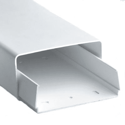 Кабель-канал  белый  90х60  (основание+крышка)  для кондиционера  AIR90600  DKC (кратно 2)