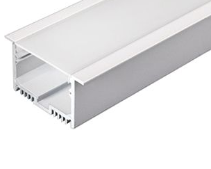 Профиль с экраном Arlight SL-LINIA62-F-2500 WHITE+OPAL 2,5м 021374