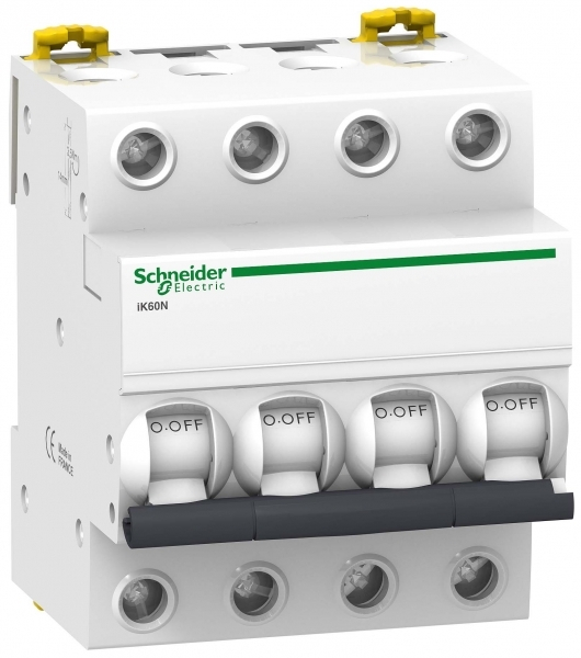Автоматический выключатель Schneider Electric 4P 40А характеристика C 6кА iK60 A9K24440 (аналог Multi9 23906)