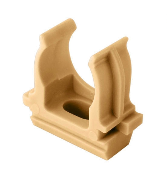 Держатель-клипса для трубы 25 мм TDM "ЭКО" (сосна) (кратно 10)