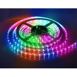 Светодиодная лента ЭРА IP20  12V   4,8Вт/м  мультиколор  LS3528-60LED--RGB (1уп.-5м)