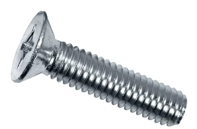 Винт 5x50 с потайной головкой оцинкованный (8 штуп) Verlen-Volga