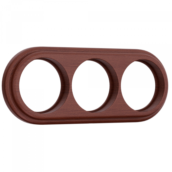 Werkel  Рамка  Итальянский Орех  3-местная  WL15-frame-03 / a037247