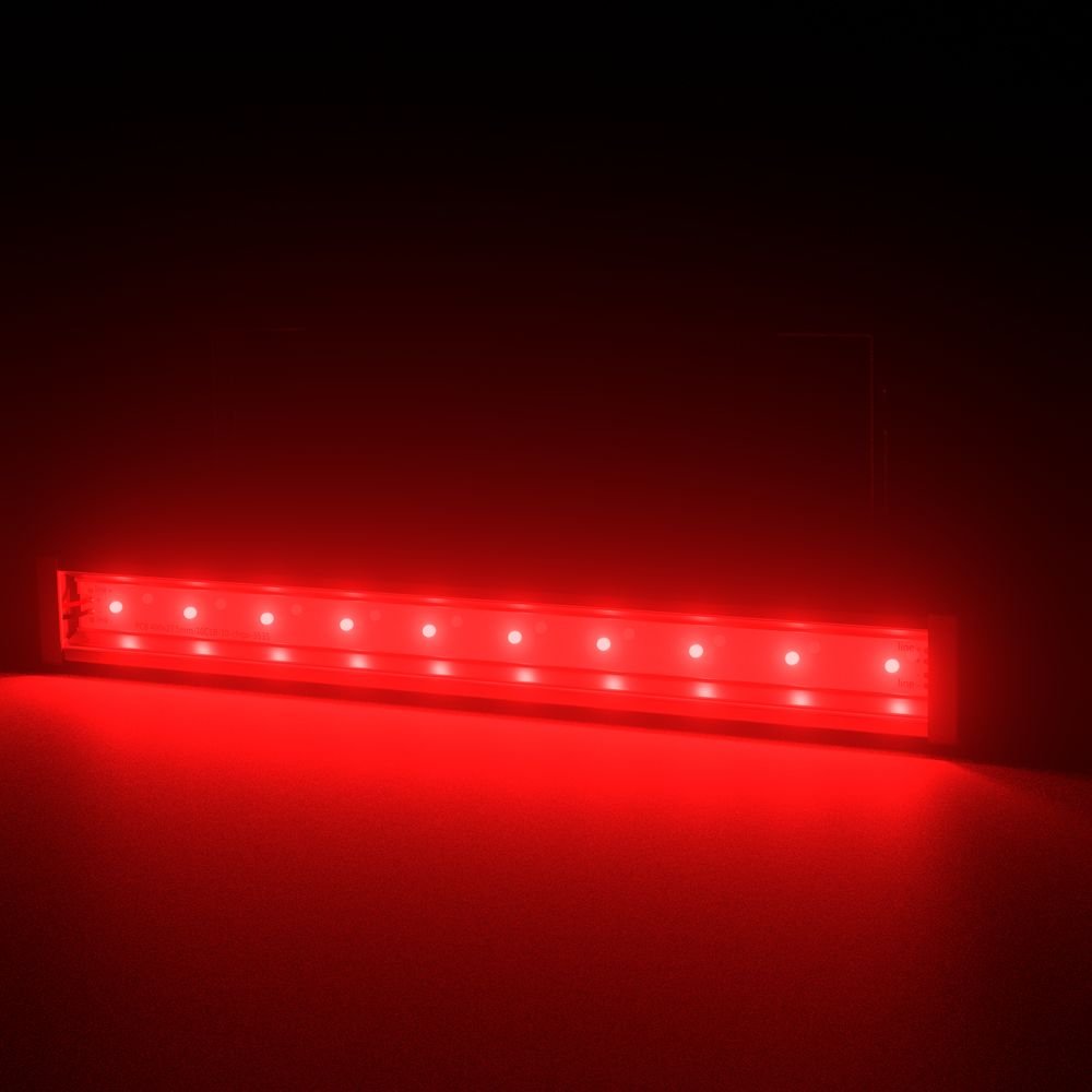 Барокко 15 500мм Красный Прозрачный