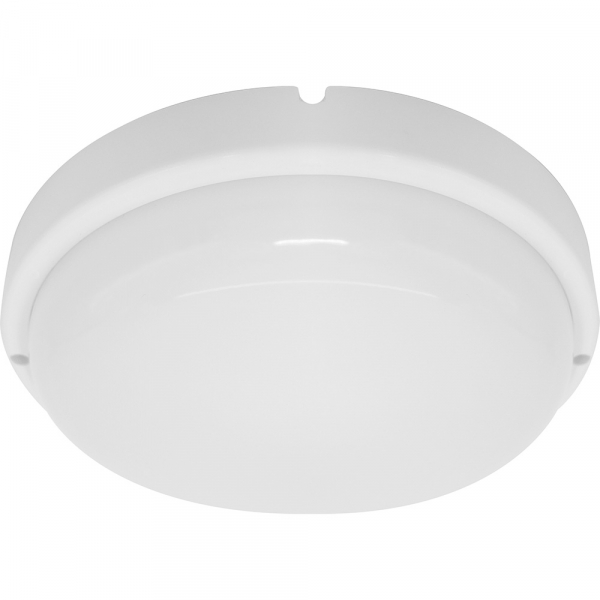 FERON AL3009 с микроволновым датчиком, 12W 900Lm 6500K в пластиковом корпусе, IP65, белый, 155*52мм