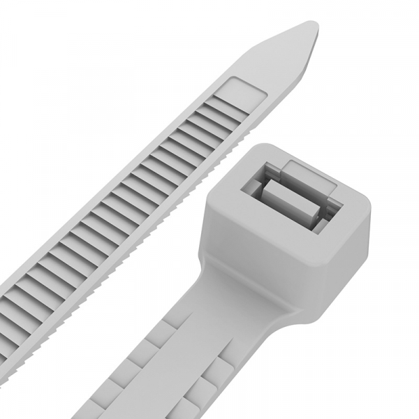 Хомут (стяжка) нейлон 500 x 4,8мм, белый (100 шт) тройной замок   REXANT 67-0500