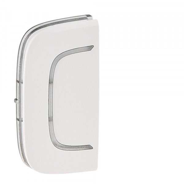 Legrand 755324 Valena ALLURE MyHome.Лицевая панель для механизмов BUS/SCS.Без маркировки.1 модуль.Установка слева или справа.Белая