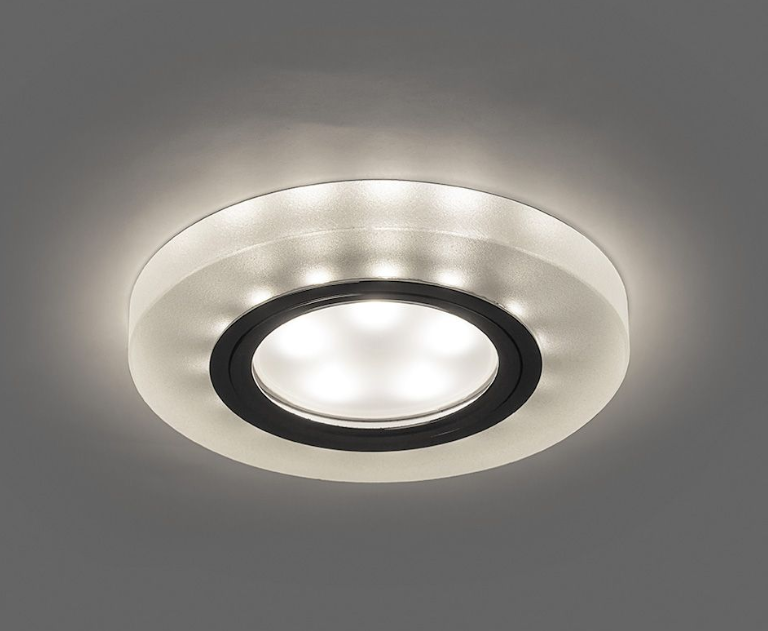 Светильник точечный Feron CD8060 15LED*2835SMD 4000K, MR16 50W G5.3 "круг", белый матовый