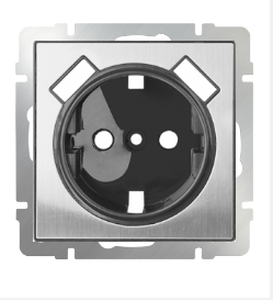 Werkel Гланцевый Никель Накладка для USB розетки WL02-USB-CP