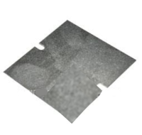 Крышка 70х70мм для монтажной коробки KD33, металлическая оцинкованная К1213.