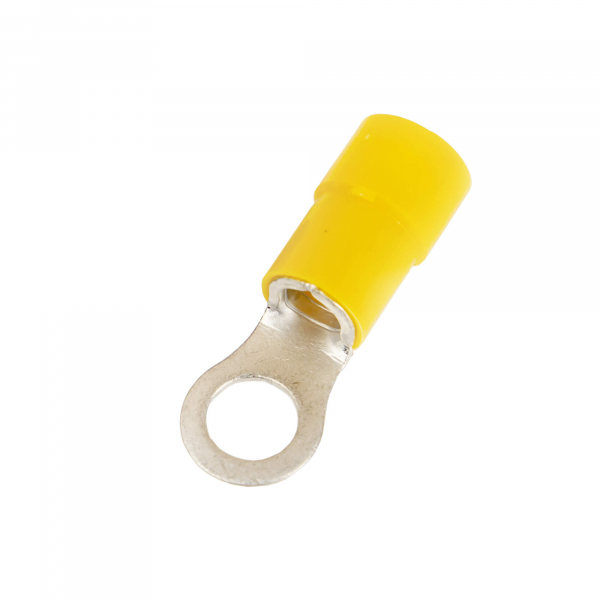 Наконечник НКИ  2,5-6мм с отверстием под винт и изолир.фaланцем ПА, легкий ввод жилы М8 (д.8,4 мм) (НКИ)