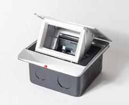 Люк на 1,5 поста (45х45), алюминий, с металлической коробкой, IP44