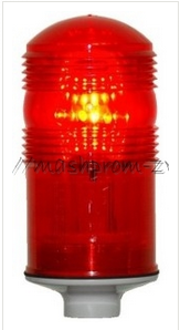 Светильник ЗОМ-48LED >32cd, тип «АВ», 30-265V AC/DC, IP54/IP65 ( огонь заграждение; красный)