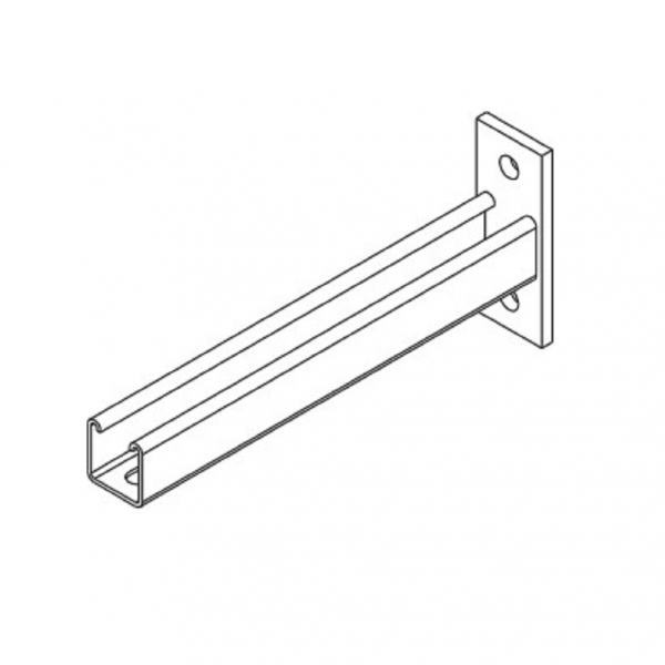 (ПОД ЗАКАЗ) Кронштейн консольный СТРАТ 414125-300 (гальваника)