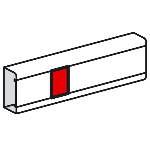 Накладка  цвет белый 110мм  на крышку Legrand  METRA   638085