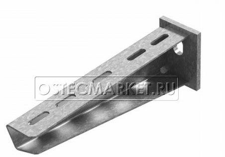 Консоль подвеса для средних нагрузок, на поверхность, база 400, толщ. 2,0 мм, гор. цинк