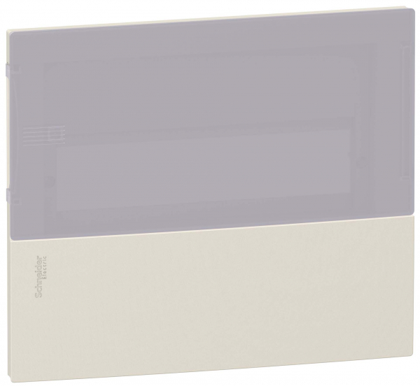 Передняя панель Mini Pragma Schneider Electric Plast_ENCL MIP40118T бежевая 1р/18м встраиваемая дымчатая дверь