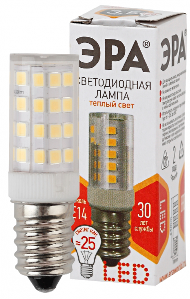 Светодиодная лампа ЭРА 3,5Вт 170-265В 2700К E14