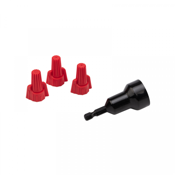 СИЗ-13 ø 13 мм (0,75-10 мм2), красный (100 шт./уп.) Соединительный изолирующий зажим REXANT с лепестками 08-0758