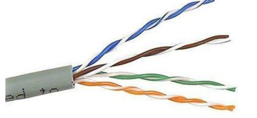 U/UTP кабель витая пара категория 5E 4 пары PVC  серый (100м)  (кратно 100)