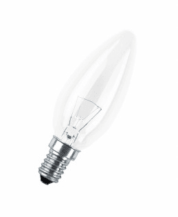 Стандартная лампа накаливания  OSRAM  B35  25Вт  230В  E27