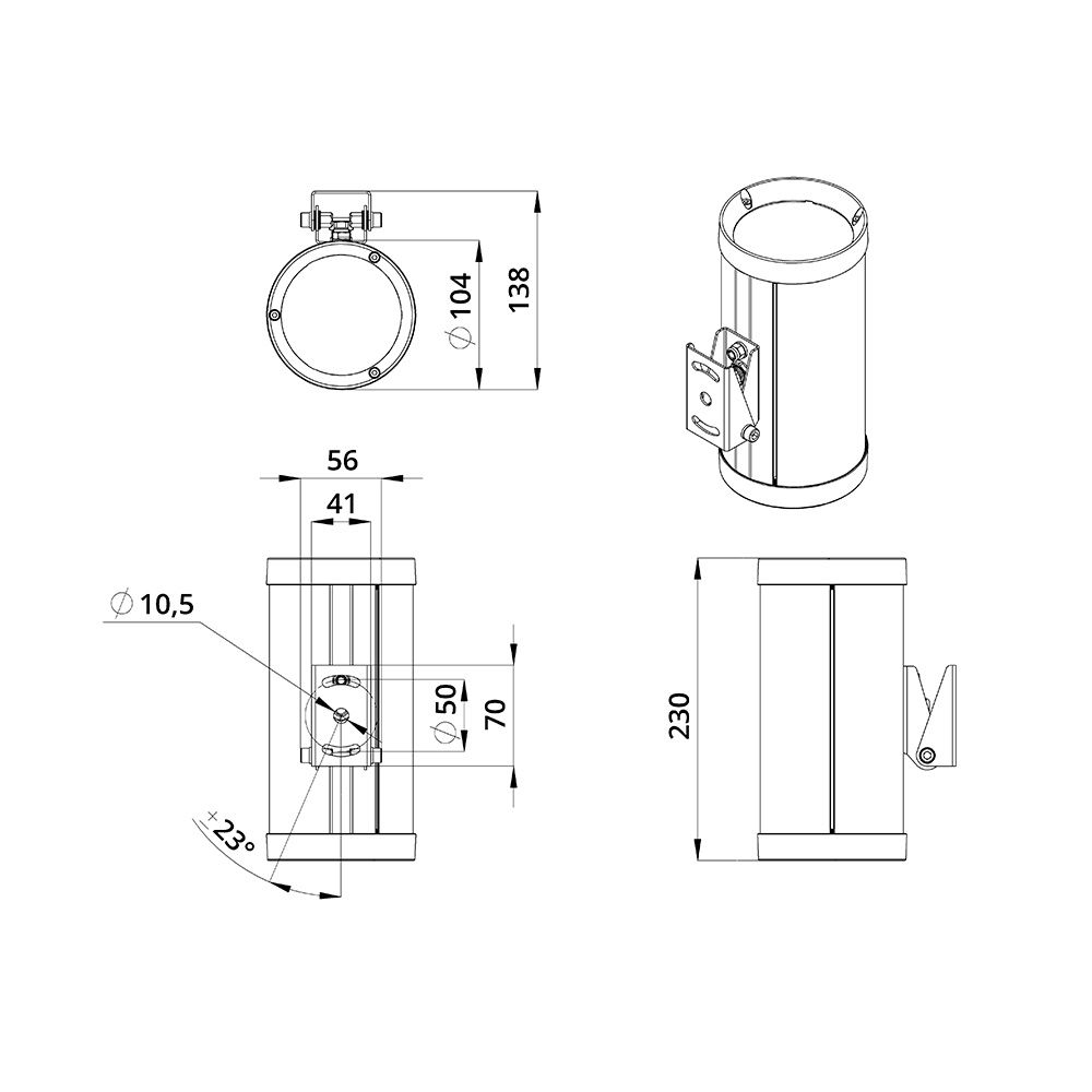 Акцент 16 Дуо CRI80 4000К 5°