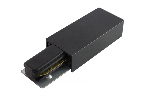 Коннектор TDM TLC-01-BL-P питания для шинопровода, черный