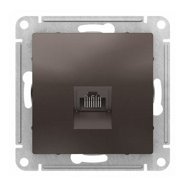 AtlasDesign Мокко  Розетка компьютерная RJ45, механизм ATN000683