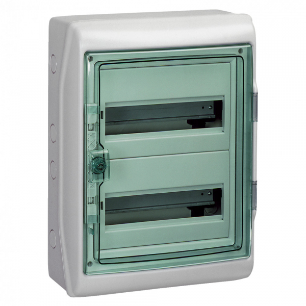 13433 ЩИТ НАВЕСН 24М KAEDRA IP65 2Х12М С КЛЕММ