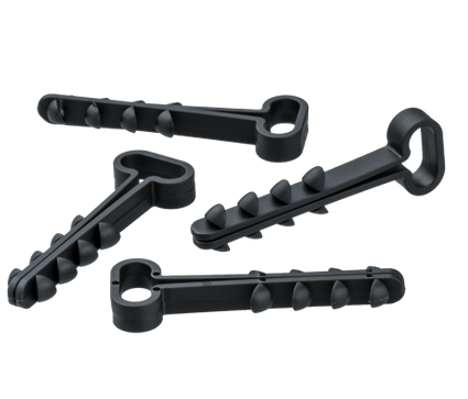 Дюбель-хомут  5-10 прямоугольный черный полипропилен Navigator 82 307 NCU-F-5-10-45-50-BL (50 шт/упак)