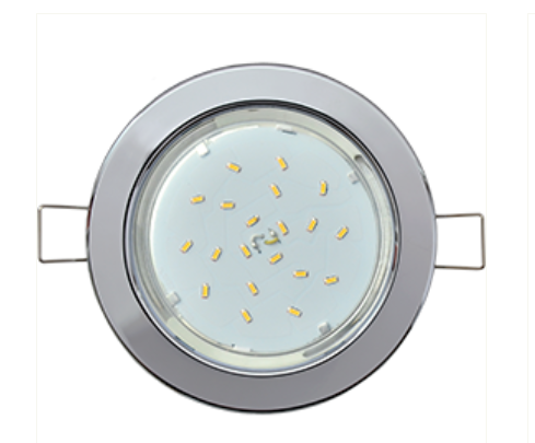 Светильник точечный Ecola Light GX53-H6 светильник металл. встраиваемый плоский хром 101x16 /TC5325ECB/