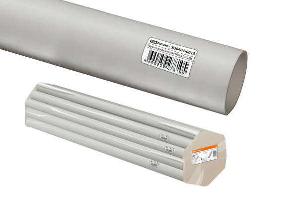 Труба ПВХ 25мм жесткая гладкая легкая (74 м) длина 2 м индивид. штрихкод TDM (кратно 2)