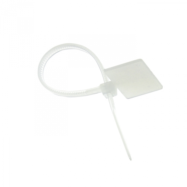 Хомут (стяжка) нейлон  2.5 х 110  (100шт)  с маркир. площадкой  EKF plc-c-p-2.5x110
