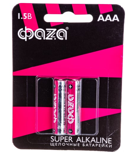 Элемент питания ФАZА LR03 Super Alkaline BL-2 (кратно 2)
