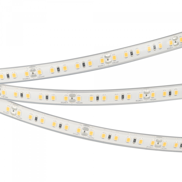 Arlight Лента IP68 24V 16,8Вт/м 3000К  RTW-5000PU-2835-120 24V Warm3000 (10.5mm, 16.8W, IP68) (ARL, Закрытый) (кратно 5)