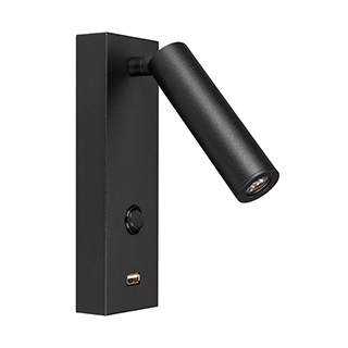 Светильник Arlight SP-BED-CHARGE-S60x125-3W Warm3000 (BK, 20 deg, 230V) (ARL, IP20 Металл, 3 года)