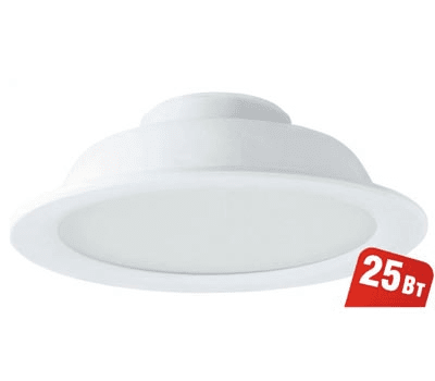 Светильник светодиодный Navigator NDL-P1-25W-840-WH-LED белый  94 838